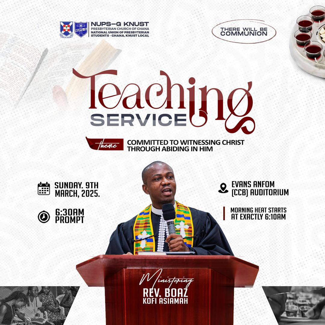 TEACHING SERVICE (COMMUNION SERVICE)